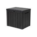 Tmavosivý plastový záhradný úložný box Urban – Keter
