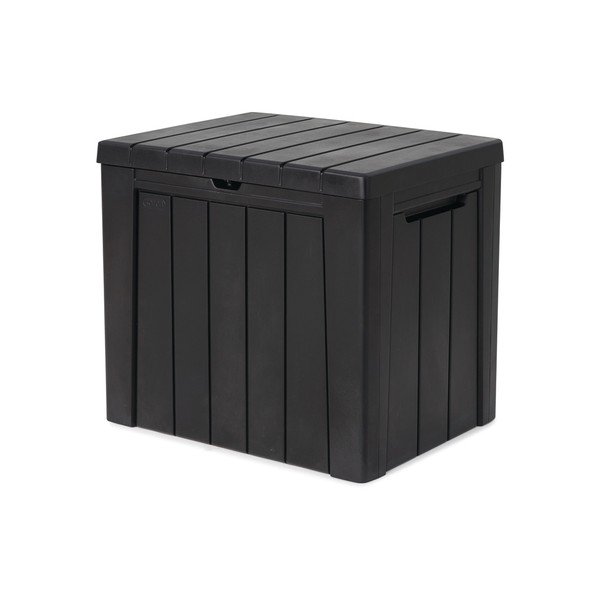 Tmavosivý plastový záhradný úložný box Urban – Keter
