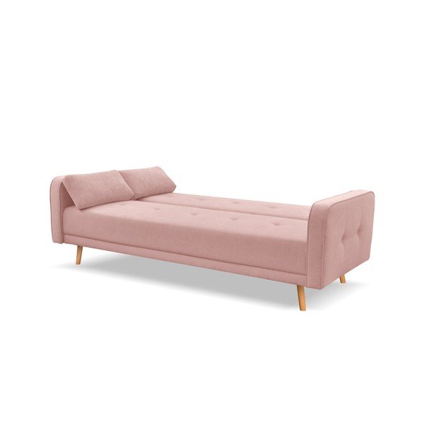 Ružová rozkladacia pohovka Cosmopolitan Design Stuttgart, 212 cm-image-2