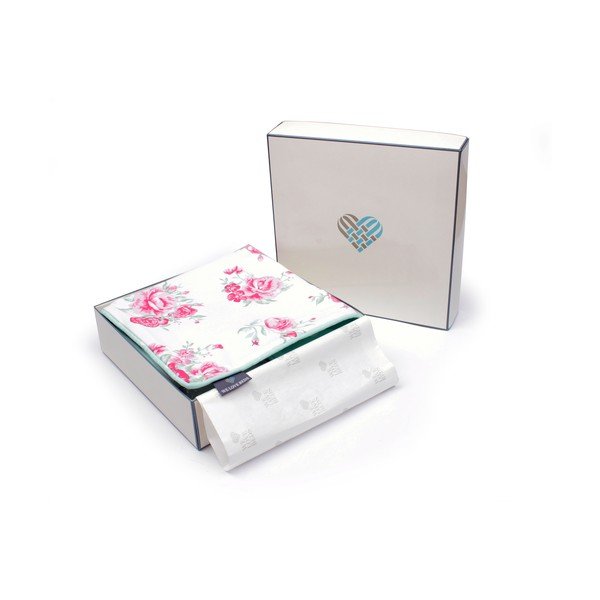 Mentolovozelená obliečka na vankúš WeLoveBeds Roses, 40 × 60 cm-image-2