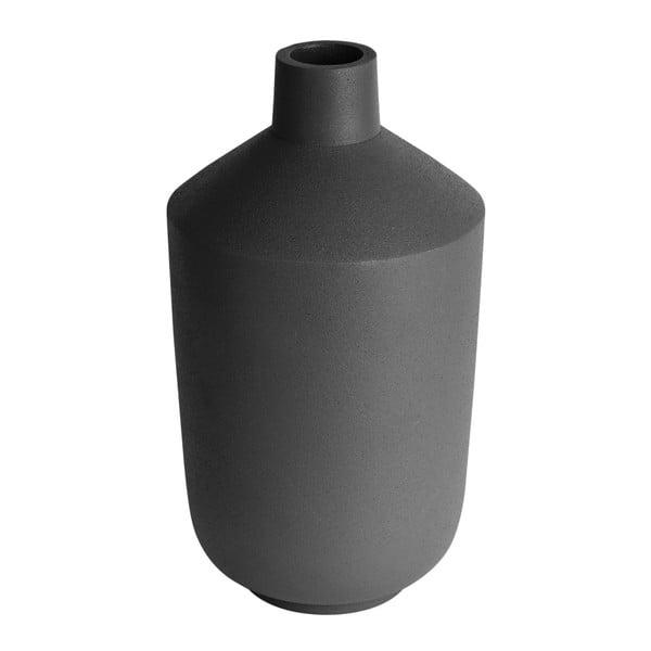 Čierna váza PT LIVING Nimble Bottle, výška 18 cm