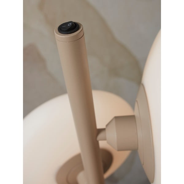 Krémovobiela stojacia lampa so skleneným tienidlom (výška  161 cm) Sapporo – it's about RoMi-image-4