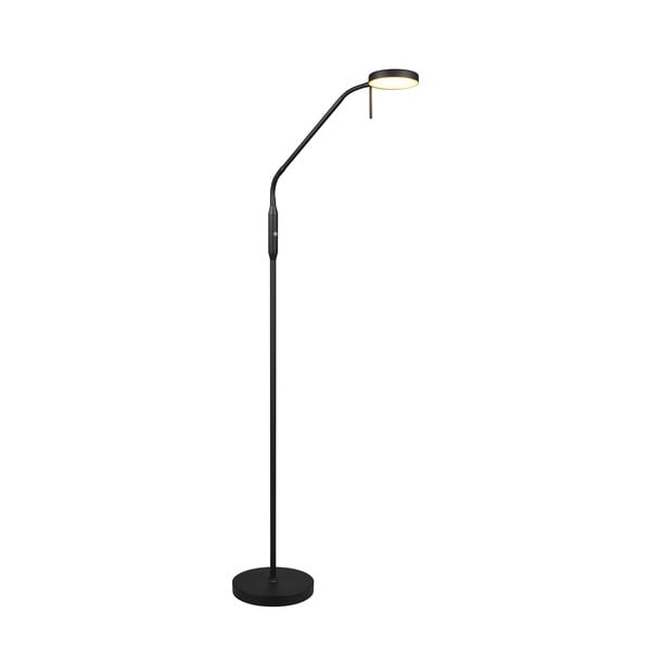 Čierna LED stojacia lampa (výška 160 cm) Moreno – Reality