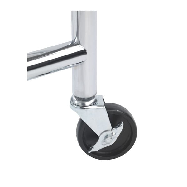 Kovový pojazdný stojan na oblečenie v striebornej farbe Profi – Wenko-image-3