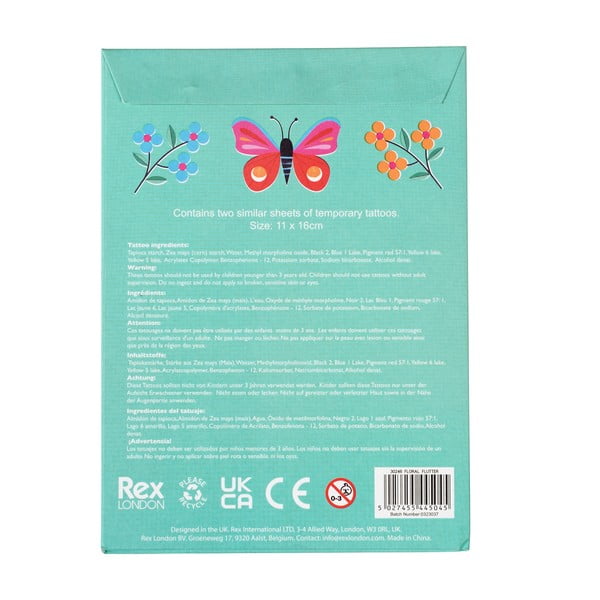 Detské tetovanie Floral Flutter – Rex London-image-3