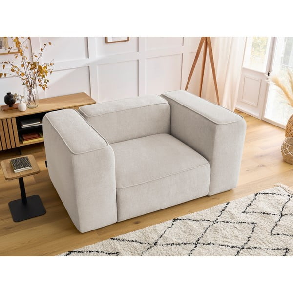 Béžové kreslo Zephyr – Bobochic Paris-image-1