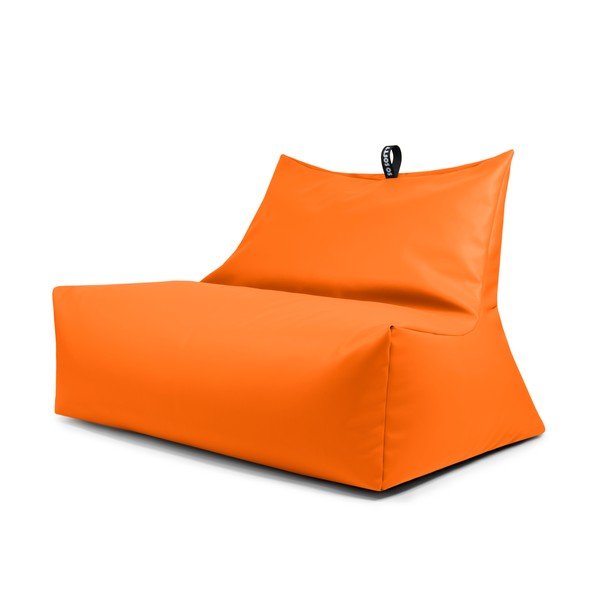 Oranžový sedací vak z imitácie kože Icy Sofa – So Soft?