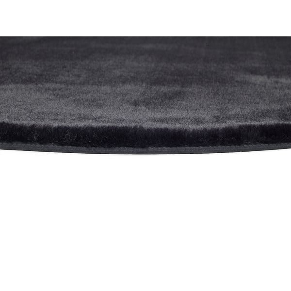 Čierny koberec Universal Fox Liso, Ø 120 cm-image-2