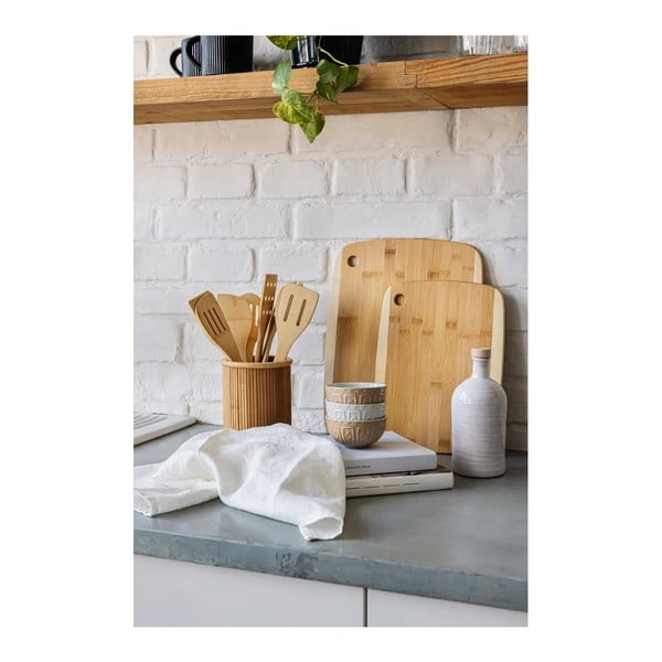 Mlynček, doštička a potravinové dózy v súprave 4 ks – Bonami Essentials-image-1