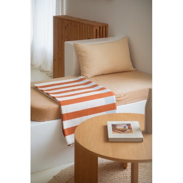Oranžová deka 160x200 cm Onu – noo.ma-image-1