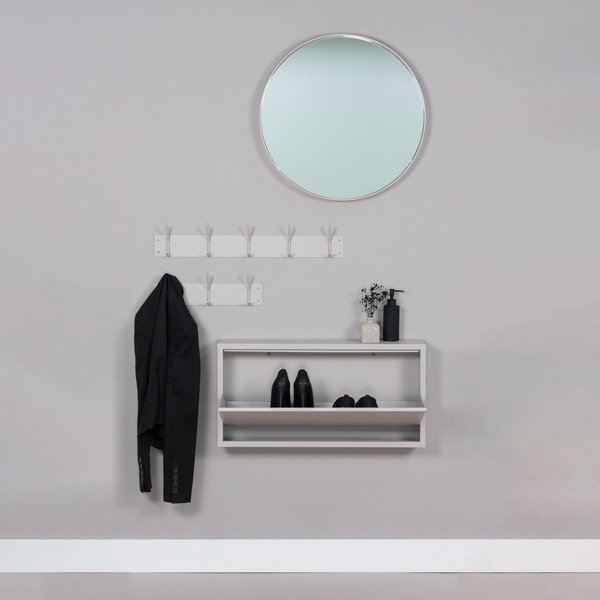 Taupe kovový nástenný vešiak 70 cm Fusion – Spinder Design-image-3