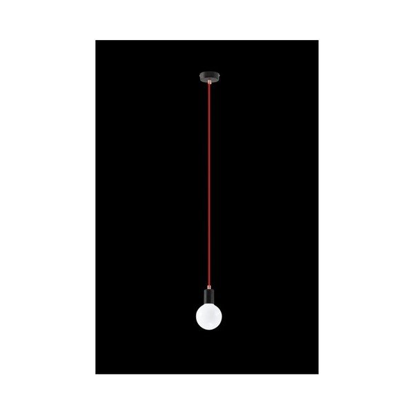 Červené stropné svetlo Sollux Bombilla-image-2