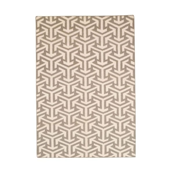 Ručne tkaný koberec Bakero Kilim 103 Grey, 120x180 cm