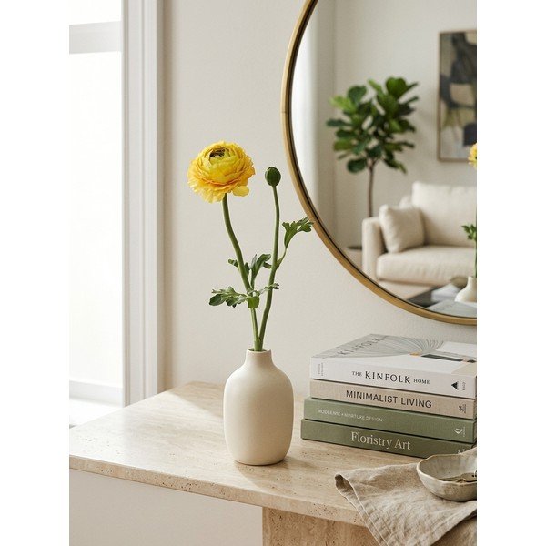 Umelý kvet (výška  50 cm) Buttercup – Ego Dekor-image-2