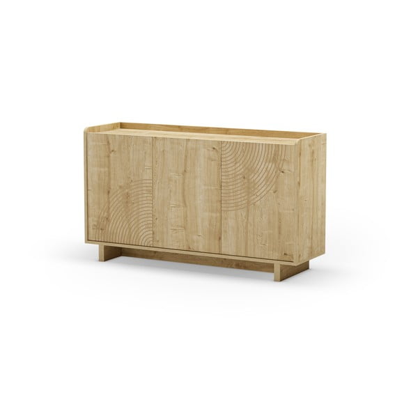 Komoda v dekore duba v prírodnej farbe 140x80x40 cm Daira – Marckeric-image-4