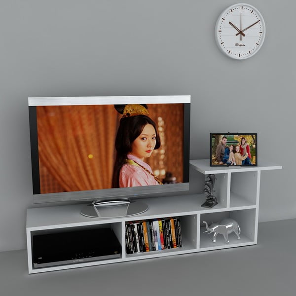 Stolík na televízor Sedrus White, 29,5x140x45,5 cm