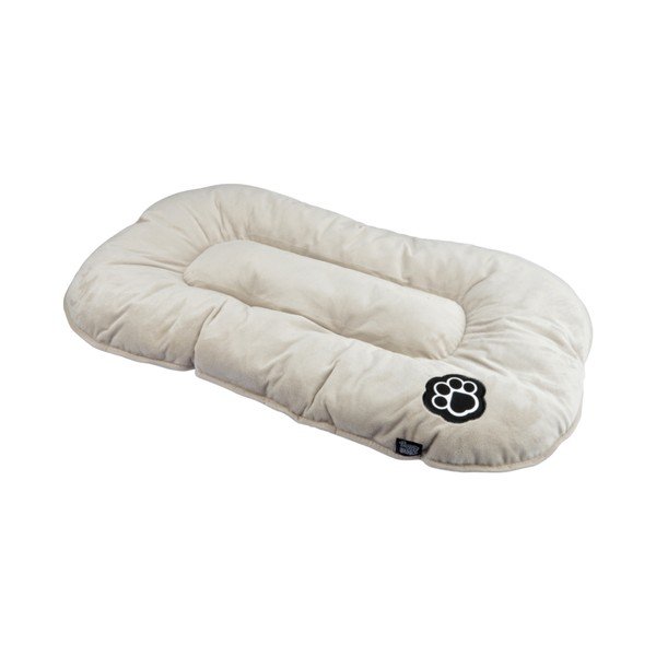 Béžový semišový pelech pre psa 61x38 cm Flakes – Love Story