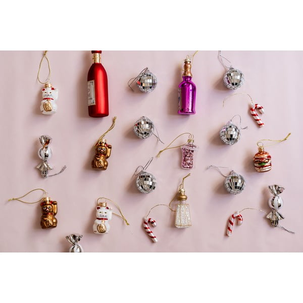 Plastové vianočné gule v súprave 6 ks ø 4 cm Mirror Ball Mini – Sass & Belle-image-4