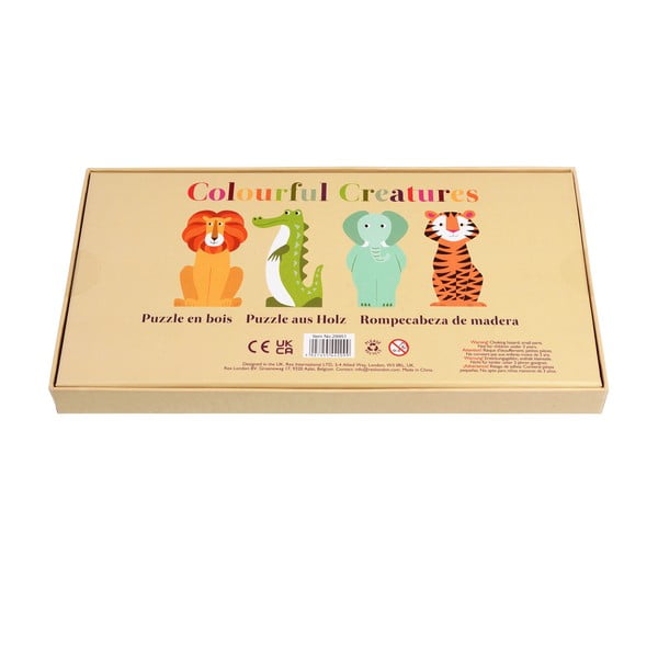 Drevené puzzle Colourful Creatures - Rex London-image-3