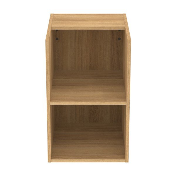 Nízka závesná kúpeľňová skrinka v dekore duba v prírodnej farbe 40x63 cm i.Life B – Ideal Standard