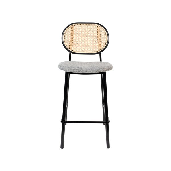 Čierna/svetlosivá barová stolička 94 cm Spike - Zuiver-image-3
