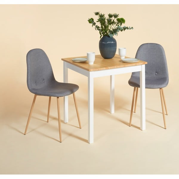 Súprava 2 svetlosivých jedálenských stoličiek Bonami Essentials Lissy-image-1