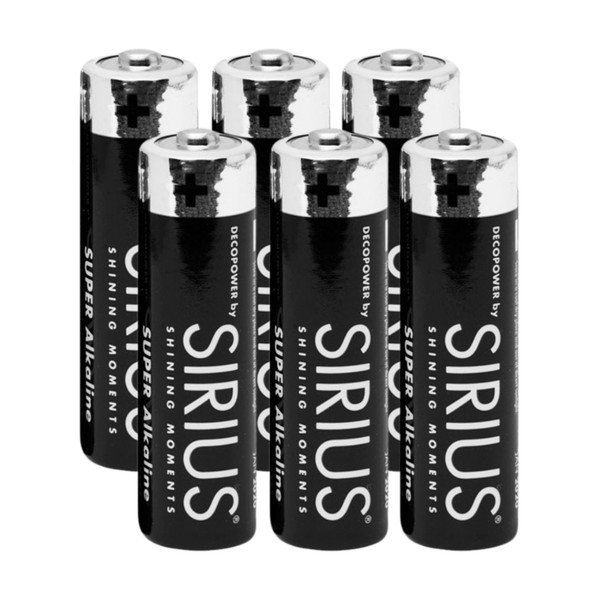 Alkalické batérie 6 ks DecoPower – Sirius-image-1