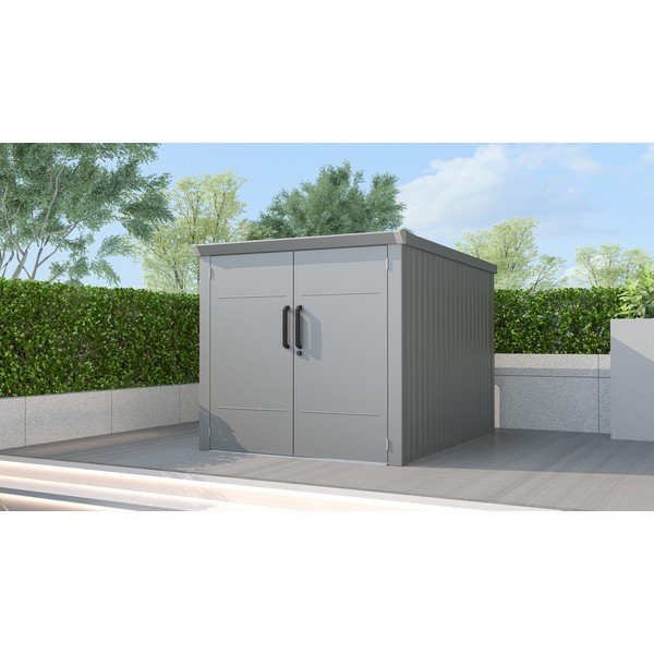 Sivá záhradná skriňa Avocado B – Rojaplast-image-1