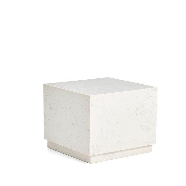 Mramorový odkladací stolík 50x50 cm Sorein – Kave Home