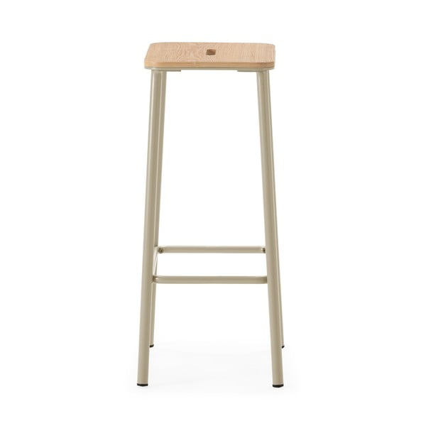 Krémovobiele barové stoličky v súprave 2 ks (výška sedadla 65 cm) Abba – Marckeric-image-3