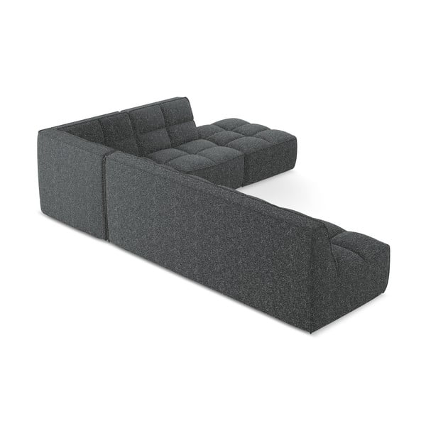 Tmavosivá modulárna rohová pohovka (variabilná) Kalai – Makamii-image-4