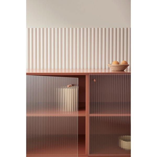 Vitrína v tehlovej farbe 91x111 cm Edge by Hammel – Hammel Furniture-image-3