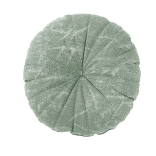 Zelený dekoratívny vankúš Tiseco Home Studio Chester, ø 38 cm
