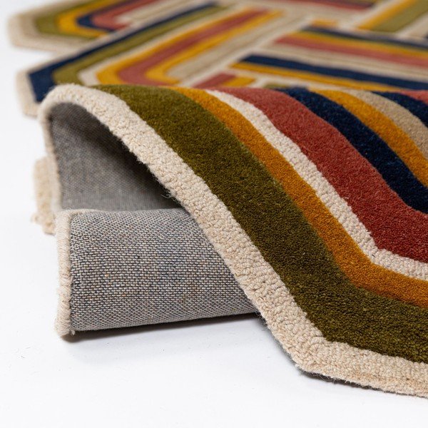 Ručne tkaný vlnený behúň 80x300 cm Lattice Shaped  – Flair Rugs-image-3