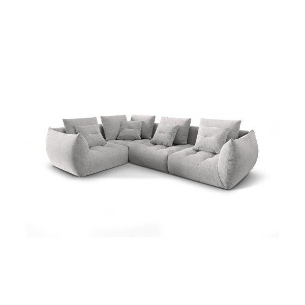 Svetlosivá rohová pohovka (ľavý roh/do L) Bloom – Micadoni Home-image-2
