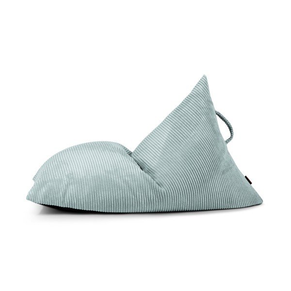 Menčestrový detský sedací vak v mentolovej farbe Razzy – SLOWDOWN