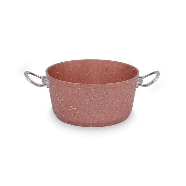 Ružový hliníkový hrniec s pokrievkou Güral Porselen Classic, ø 22 cm-image-4