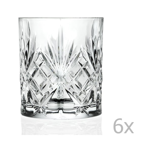 Sada 6 pohárov z krištáľového skla Côté Table Amedea, 310 ml