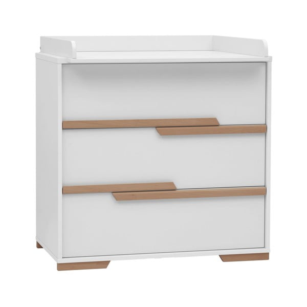 Biela detská komoda so zásuvkami Pinio Snap-image-2
