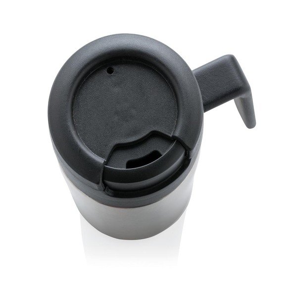 Termohrnček s uškom v striebornej farbe XD Design Coffee to Go, 160 ml-image-4