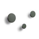 Sivozelené nástenné drevené háčiky v súprave 3 ks Nadua – Kave Home