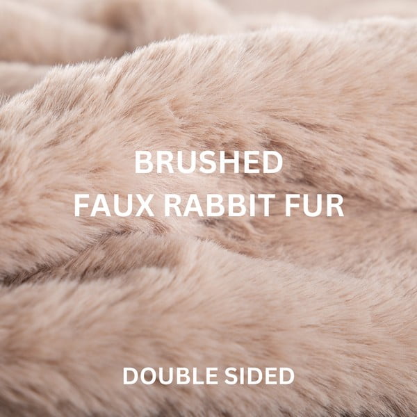 Sivá deka z umelej kožušiny 150x200 cm Ruby – Tiseco Home Studio-image-4