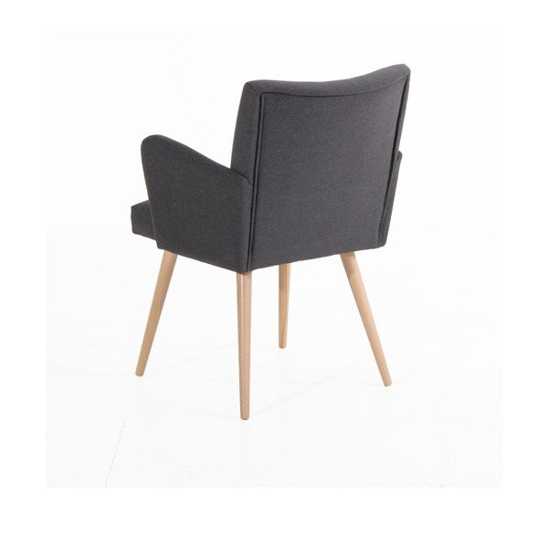 Antracitovosivé kreslo Max Winzer Albert-image-3