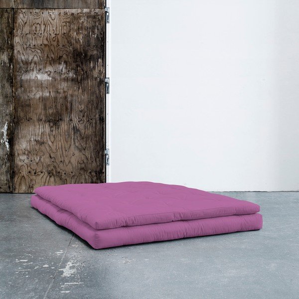 Variabilná pohovka s koženými popruhmi Karup Buckle Up Taffy Pink-image-1