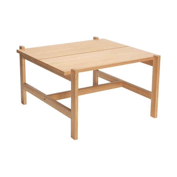 Konferenčný stolík s doskou v dubovom dekore v prírodnej farbe 80x80 cm Dash – Hübsch-image-2