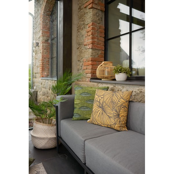 Žltý záhradný vankúš Hartman Lily, 50 x 50 cm-image-4