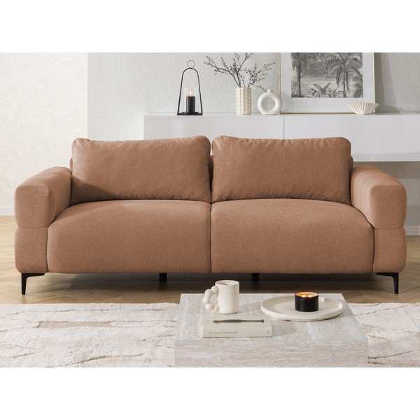 Pohovka v terakotovej farbe 217 cm Helio – Ropez-image-1