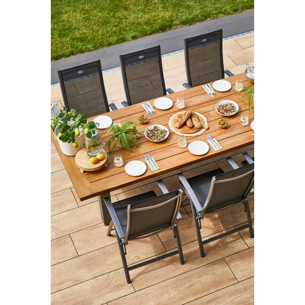 Tmavosivá kovová záhradná stolička Salvatore – Hartman-image-4