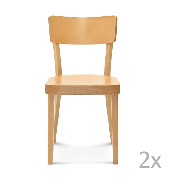 Sada 2 drevených stoličiek Fameg Lone