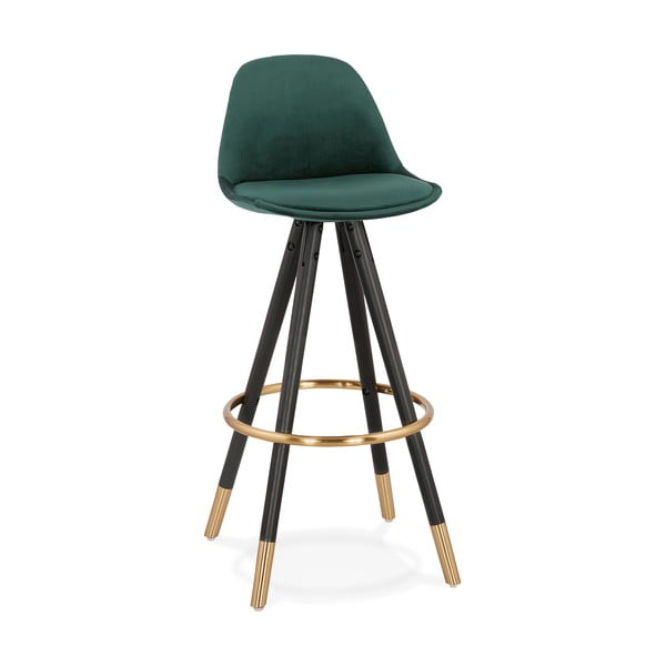 Tmavozelená barová stolička Kokoon Carry, výška sedenia 75 cm